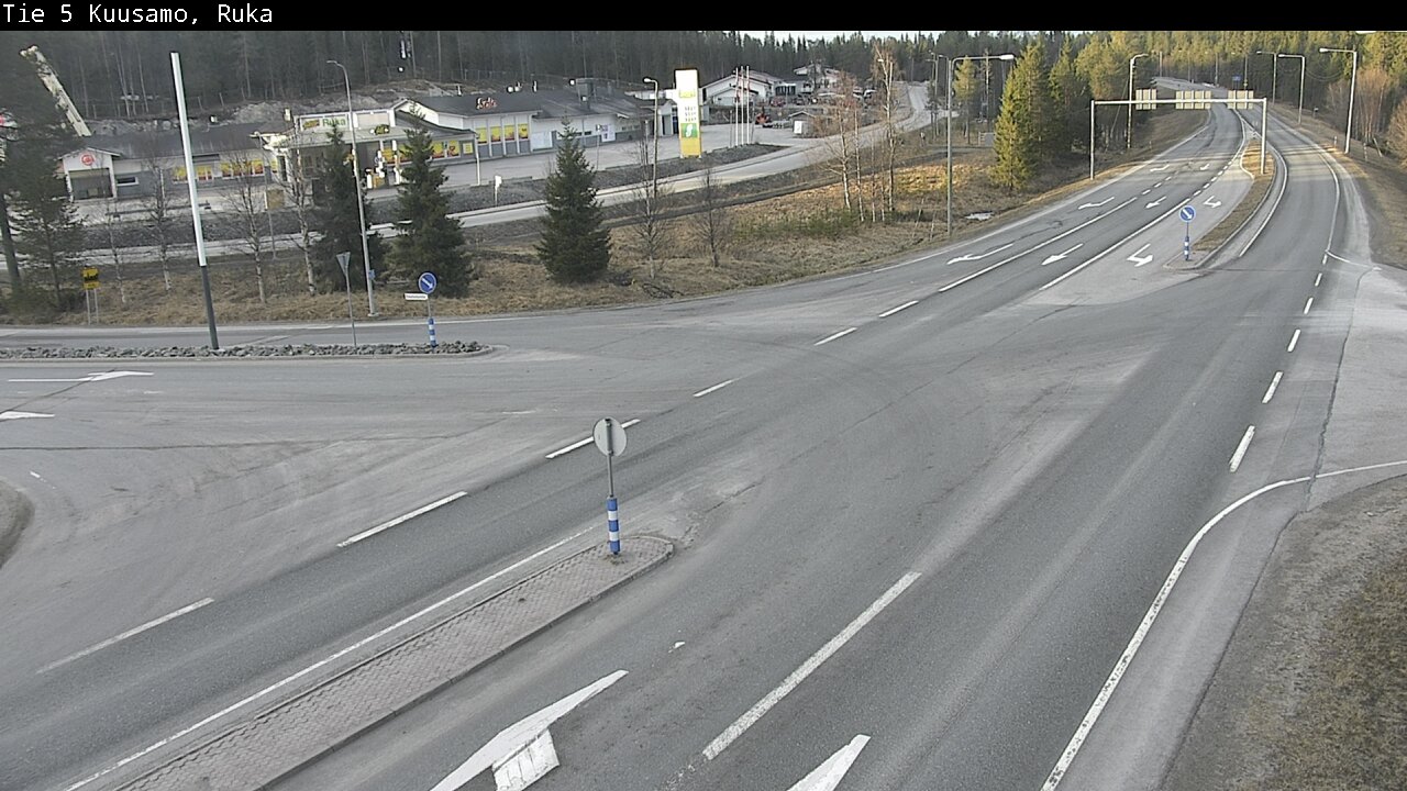 Weather Camera Image Road 5 Kuusamo, Ruka, Kuusamo, Pohjois-Pohjanmaa
