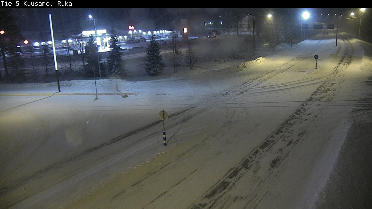 Weather Camera Image Road 5 Kuusamo, Ruka, Kuusamo, Pohjois-Pohjanmaa