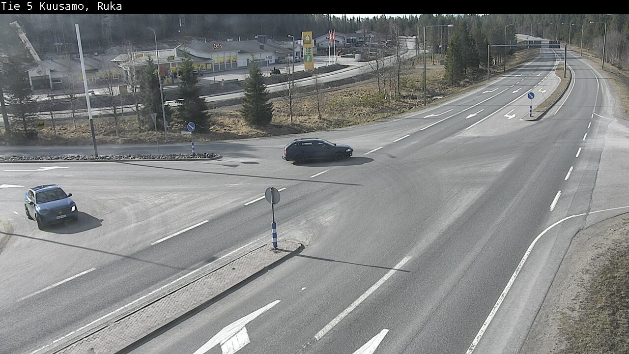 Weather Camera Image Road 5 Kuusamo, Ruka, Kuusamo, Pohjois-Pohjanmaa