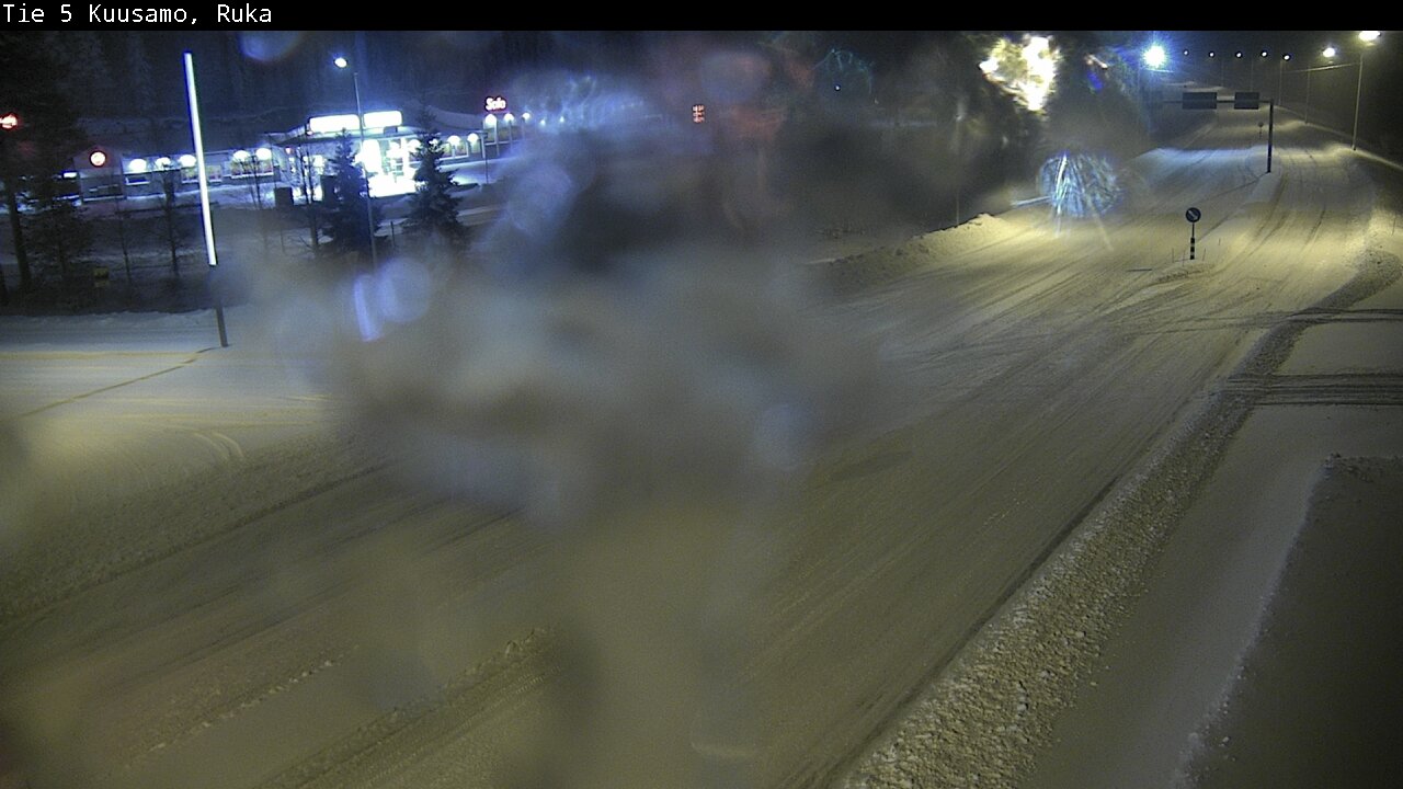 Weather Camera Image Road 5 Kuusamo, Ruka, Kuusamo, Pohjois-Pohjanmaa
