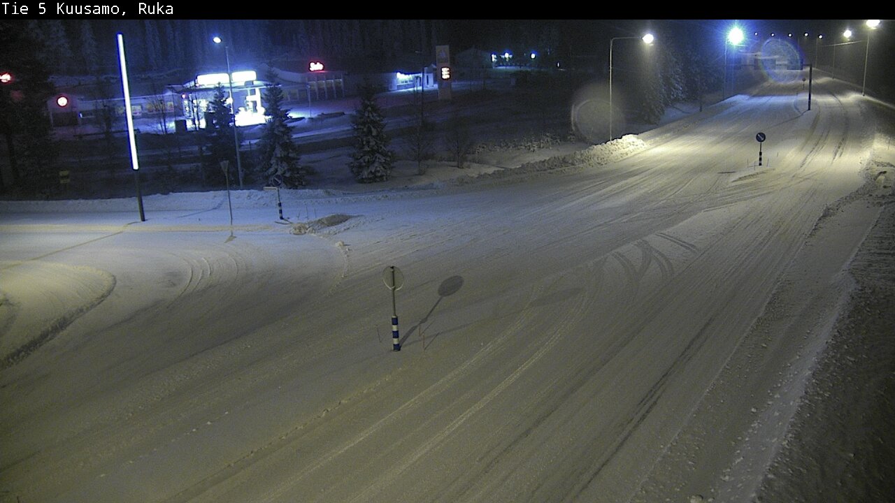 Weather Camera Image Road 5 Kuusamo, Ruka, Kuusamo, Pohjois-Pohjanmaa