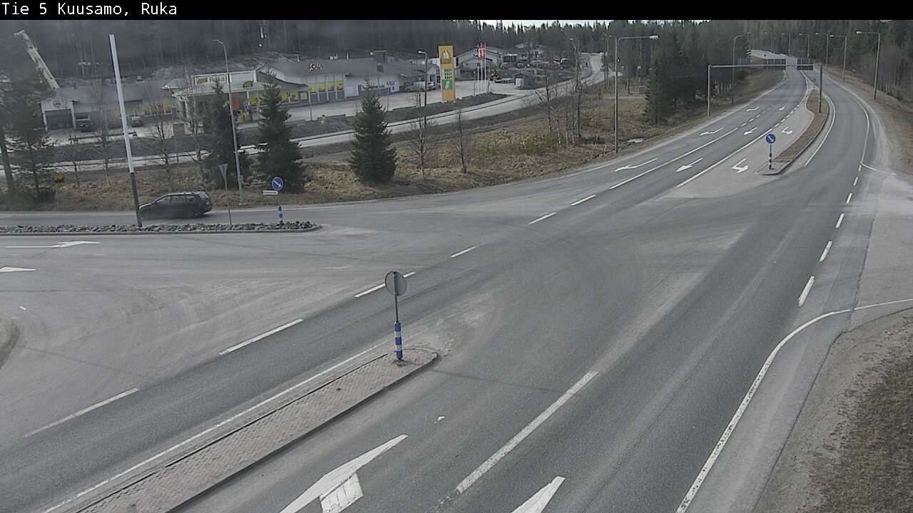 Weather Camera Image Road 5 Kuusamo, Ruka, Kuusamo, Pohjois-Pohjanmaa