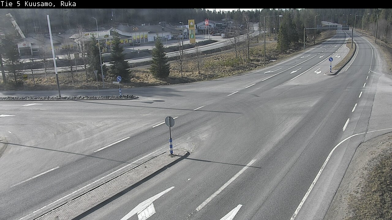 Weather Camera Image Road 5 Kuusamo, Ruka, Kuusamo, Pohjois-Pohjanmaa