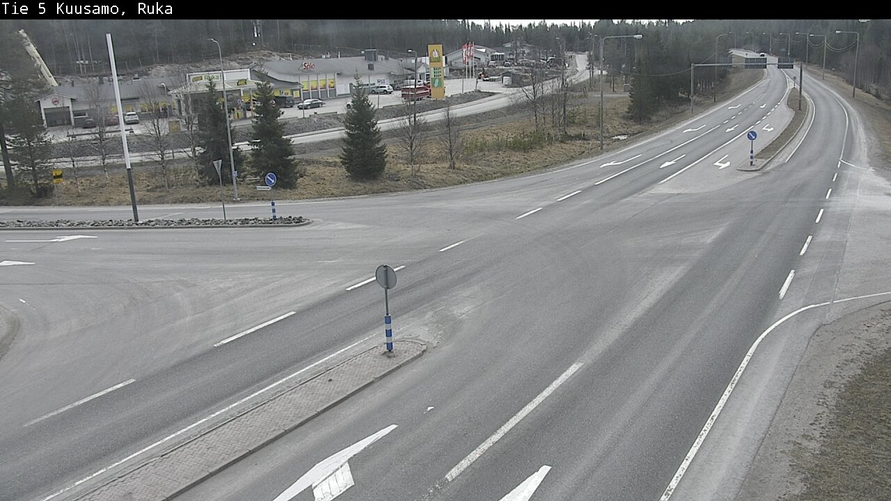 Weather Camera Image Road 5 Kuusamo, Ruka, Kuusamo, Pohjois-Pohjanmaa