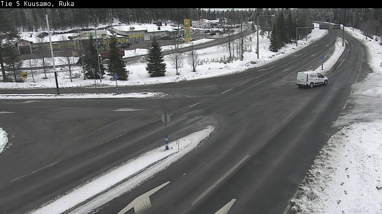 Weather Camera Image Road 5 Kuusamo, Ruka, Kuusamo, Pohjois-Pohjanmaa
