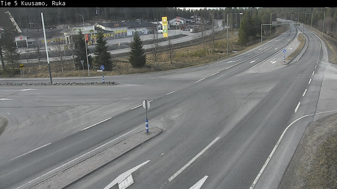 Weather Camera Image Road 5 Kuusamo, Ruka, Kuusamo, Pohjois-Pohjanmaa