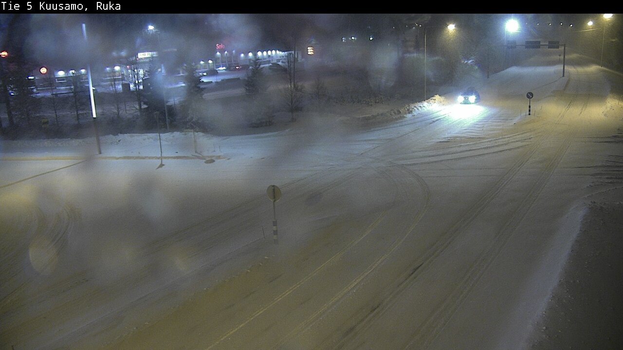 Weather Camera Image Road 5 Kuusamo, Ruka, Kuusamo, Pohjois-Pohjanmaa