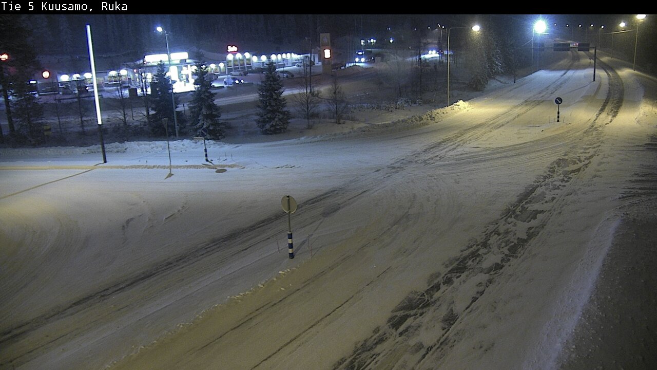 Weather Camera Image Road 5 Kuusamo, Ruka, Kuusamo, Pohjois-Pohjanmaa
