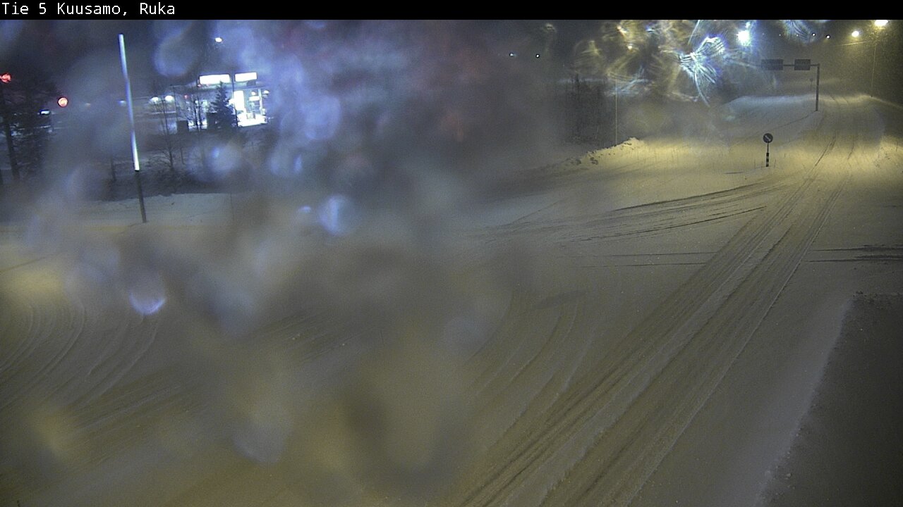 Weather Camera Image Road 5 Kuusamo, Ruka, Kuusamo, Pohjois-Pohjanmaa