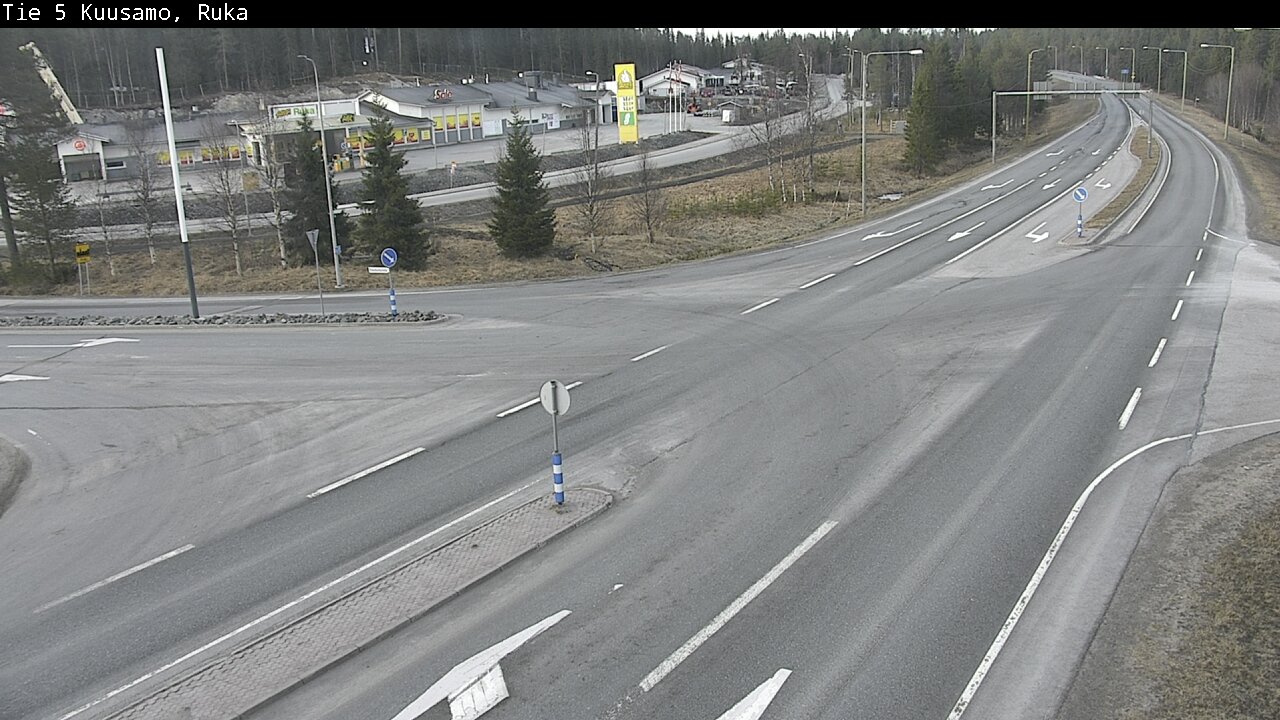 Weather Camera Image Road 5 Kuusamo, Ruka, Kuusamo, Pohjois-Pohjanmaa
