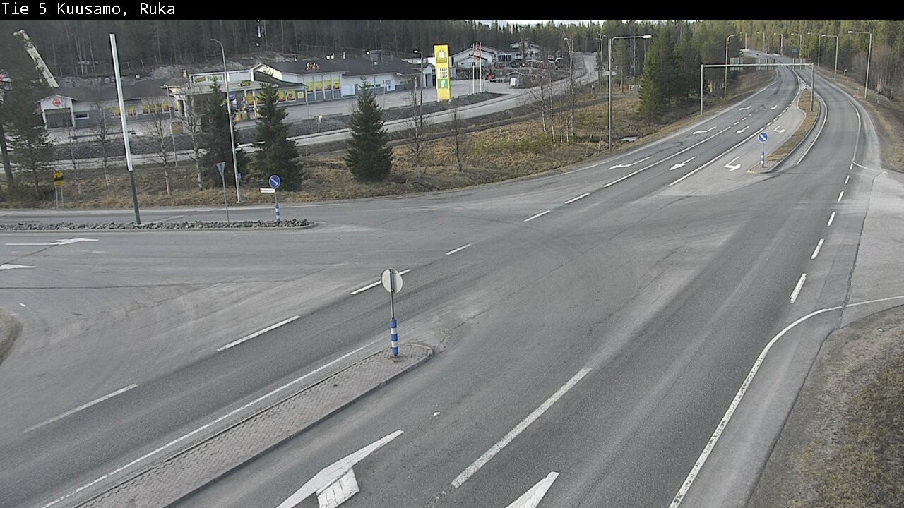 Weather Camera Image Road 5 Kuusamo, Ruka, Kuusamo, Pohjois-Pohjanmaa
