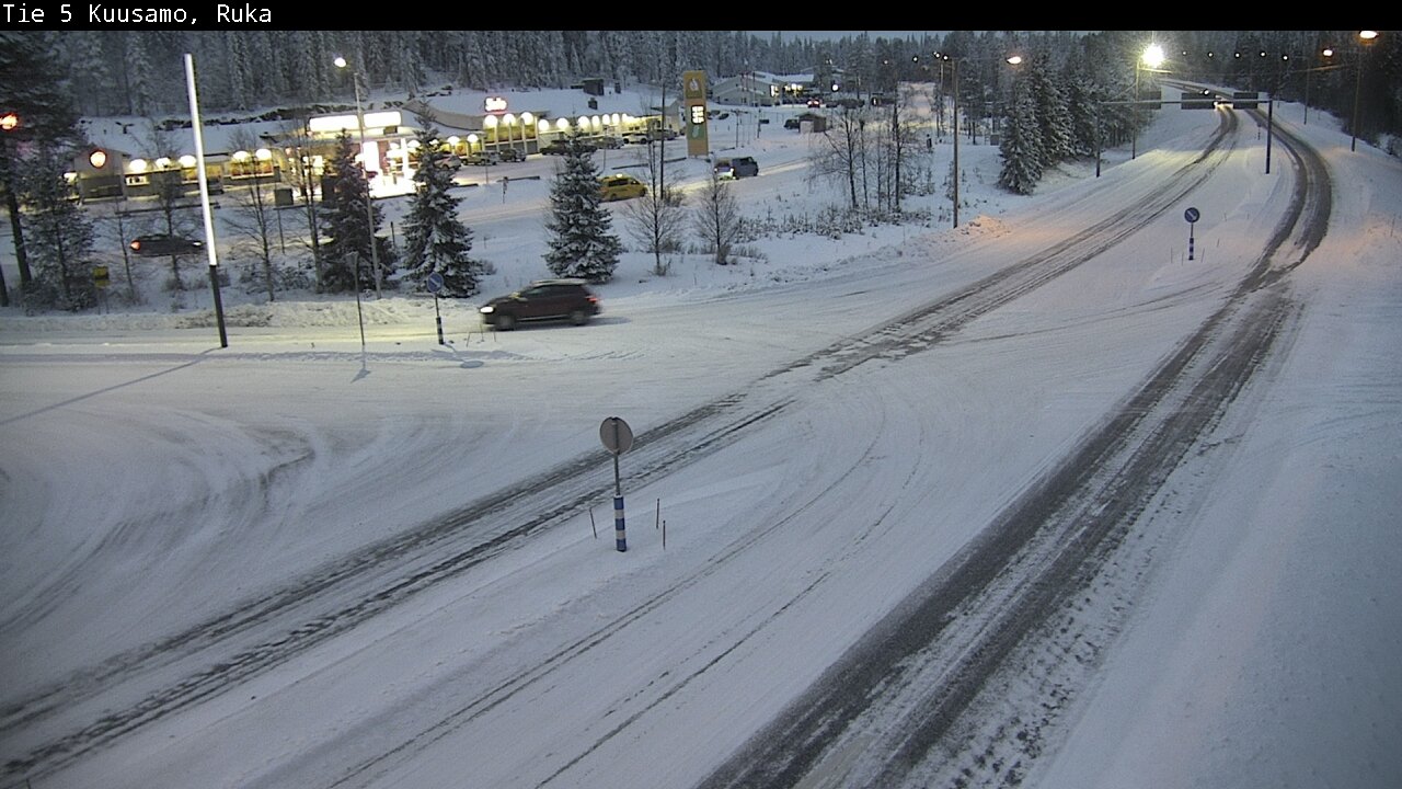 Weather Camera Image Road 5 Kuusamo, Ruka, Kuusamo, Pohjois-Pohjanmaa