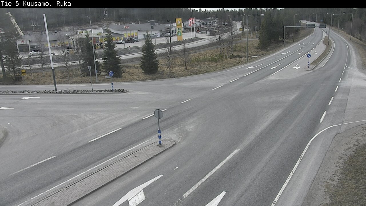 Weather Camera Image Road 5 Kuusamo, Ruka, Kuusamo, Pohjois-Pohjanmaa