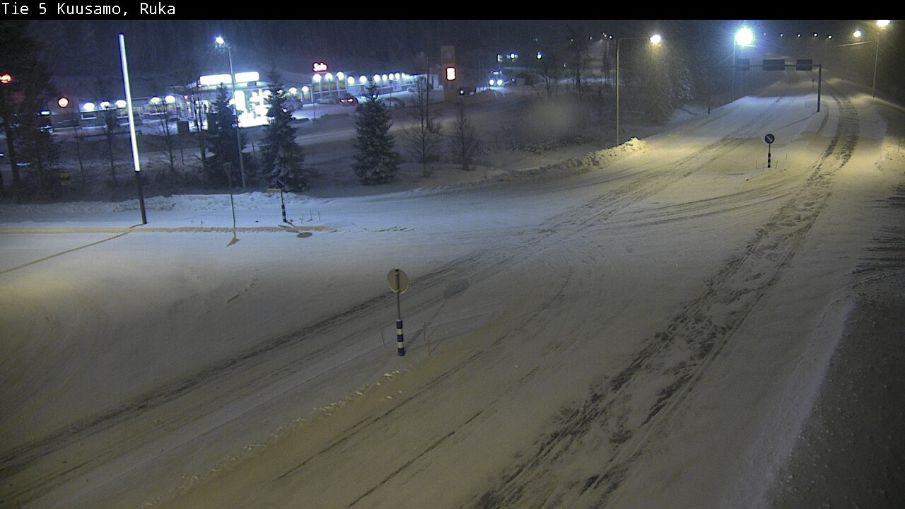 Weather Camera Image Road 5 Kuusamo, Ruka, Kuusamo, Pohjois-Pohjanmaa