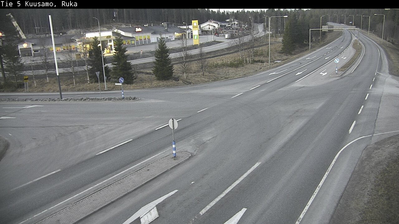 Weather Camera Image Road 5 Kuusamo, Ruka, Kuusamo, Pohjois-Pohjanmaa