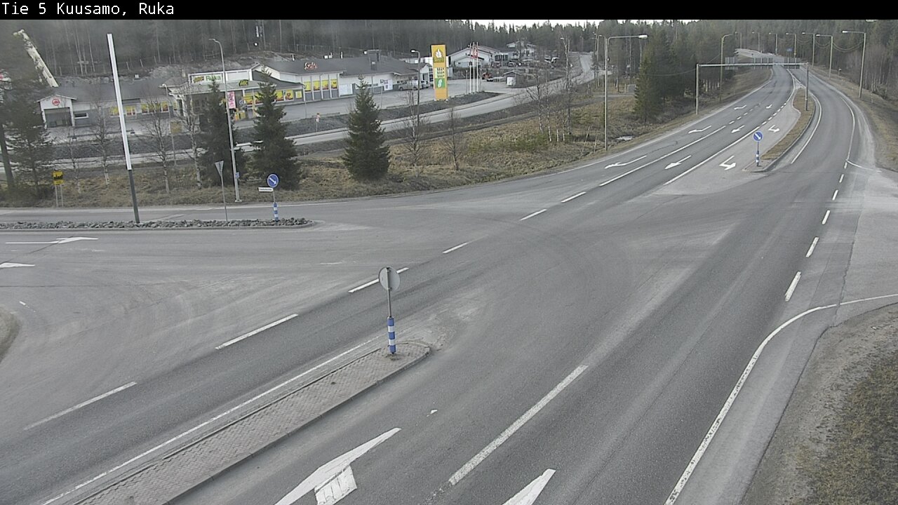 Weather Camera Image Road 5 Kuusamo, Ruka, Kuusamo, Pohjois-Pohjanmaa