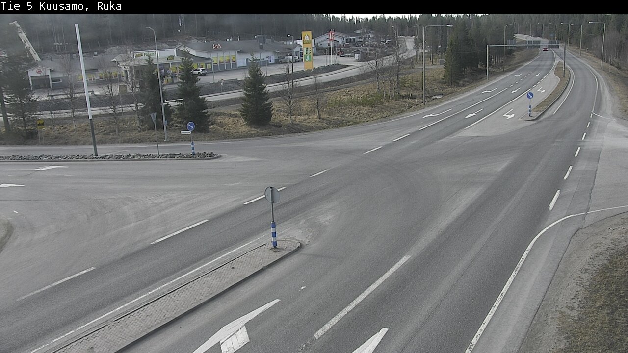 Weather Camera Image Road 5 Kuusamo, Ruka, Kuusamo, Pohjois-Pohjanmaa