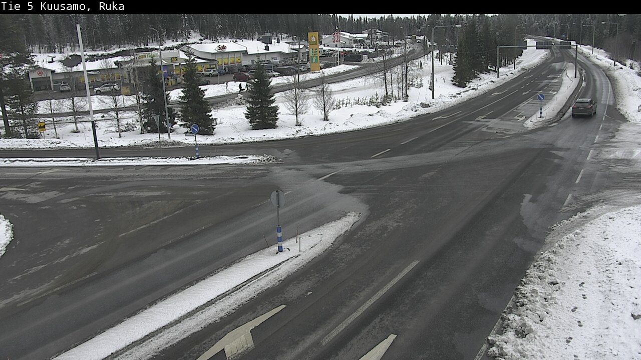 Weather Camera Image Road 5 Kuusamo, Ruka, Kuusamo, Pohjois-Pohjanmaa