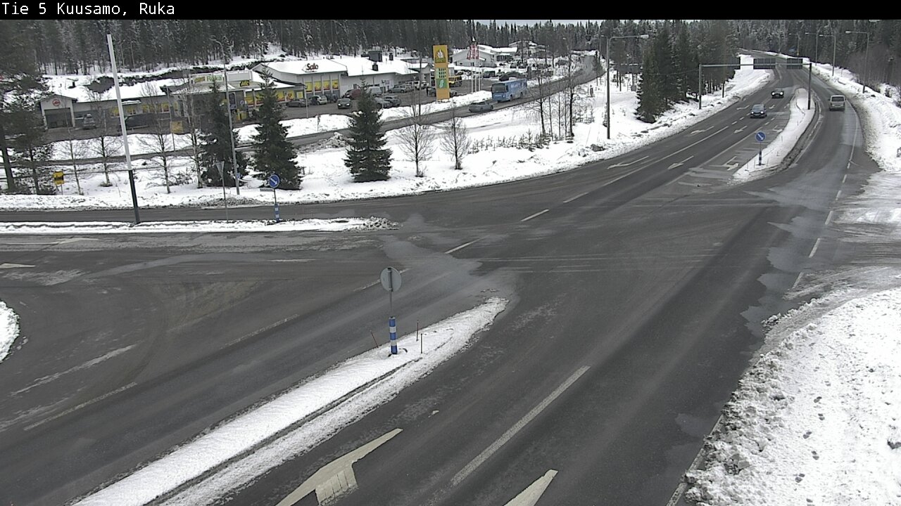 Weather Camera Image Road 5 Kuusamo, Ruka, Kuusamo, Pohjois-Pohjanmaa