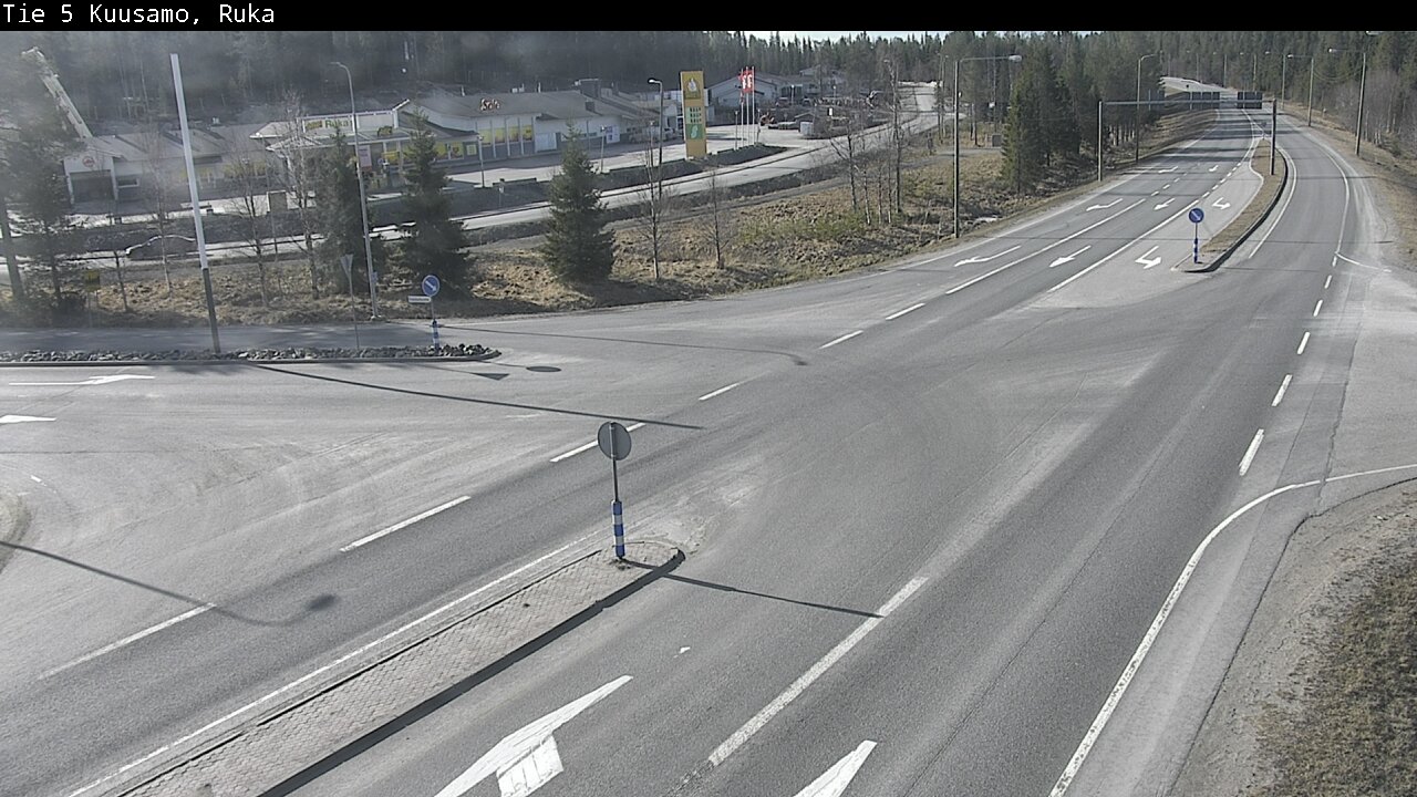 Weather Camera Image Road 5 Kuusamo, Ruka, Kuusamo, Pohjois-Pohjanmaa
