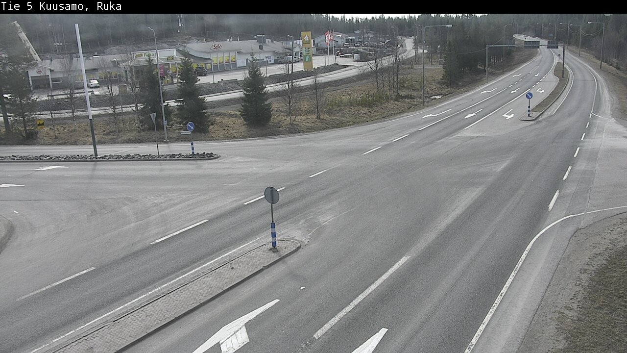 Weather Camera Image Road 5 Kuusamo, Ruka, Kuusamo, Pohjois-Pohjanmaa