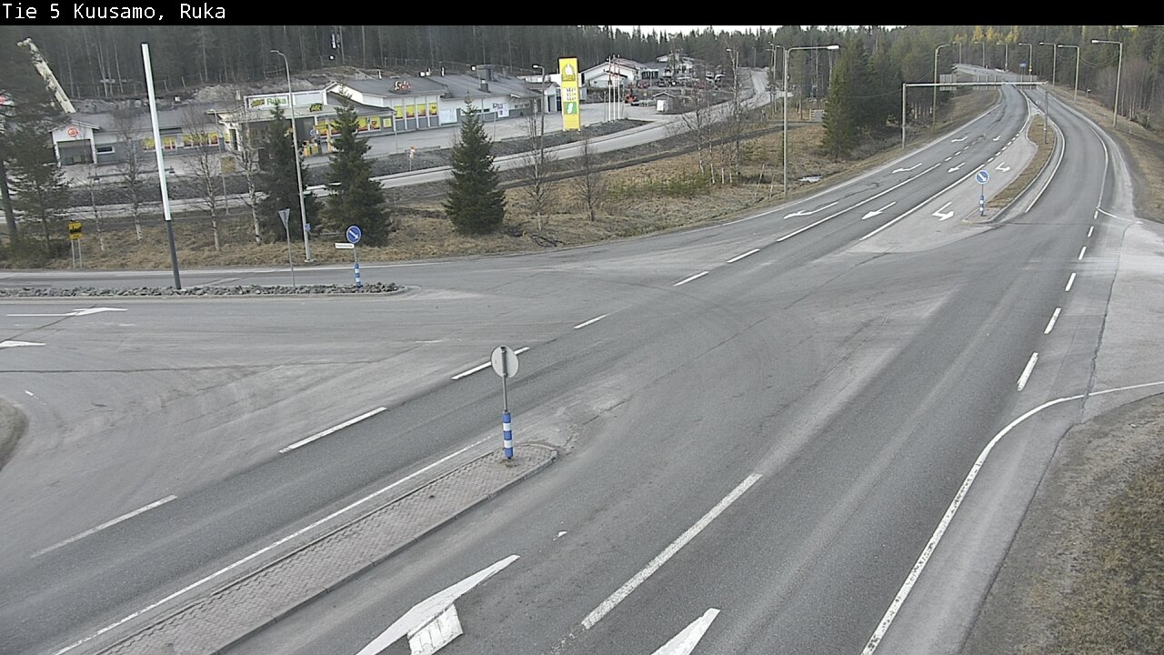 Weather Camera Image Road 5 Kuusamo, Ruka, Kuusamo, Pohjois-Pohjanmaa