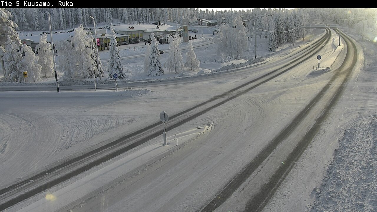 Weather Camera Image Road 5 Kuusamo, Ruka, Kuusamo, Pohjois-Pohjanmaa