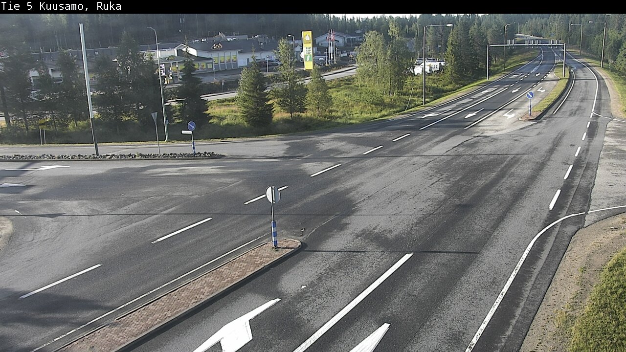 Weather Camera Image Road 5 Kuusamo, Ruka, Kuusamo, Pohjois-Pohjanmaa