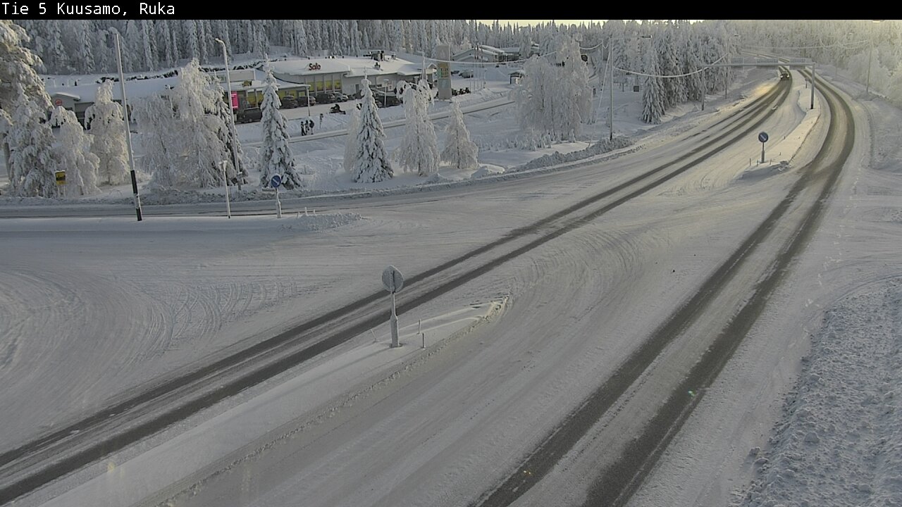 Weather Camera Image Road 5 Kuusamo, Ruka, Kuusamo, Pohjois-Pohjanmaa
