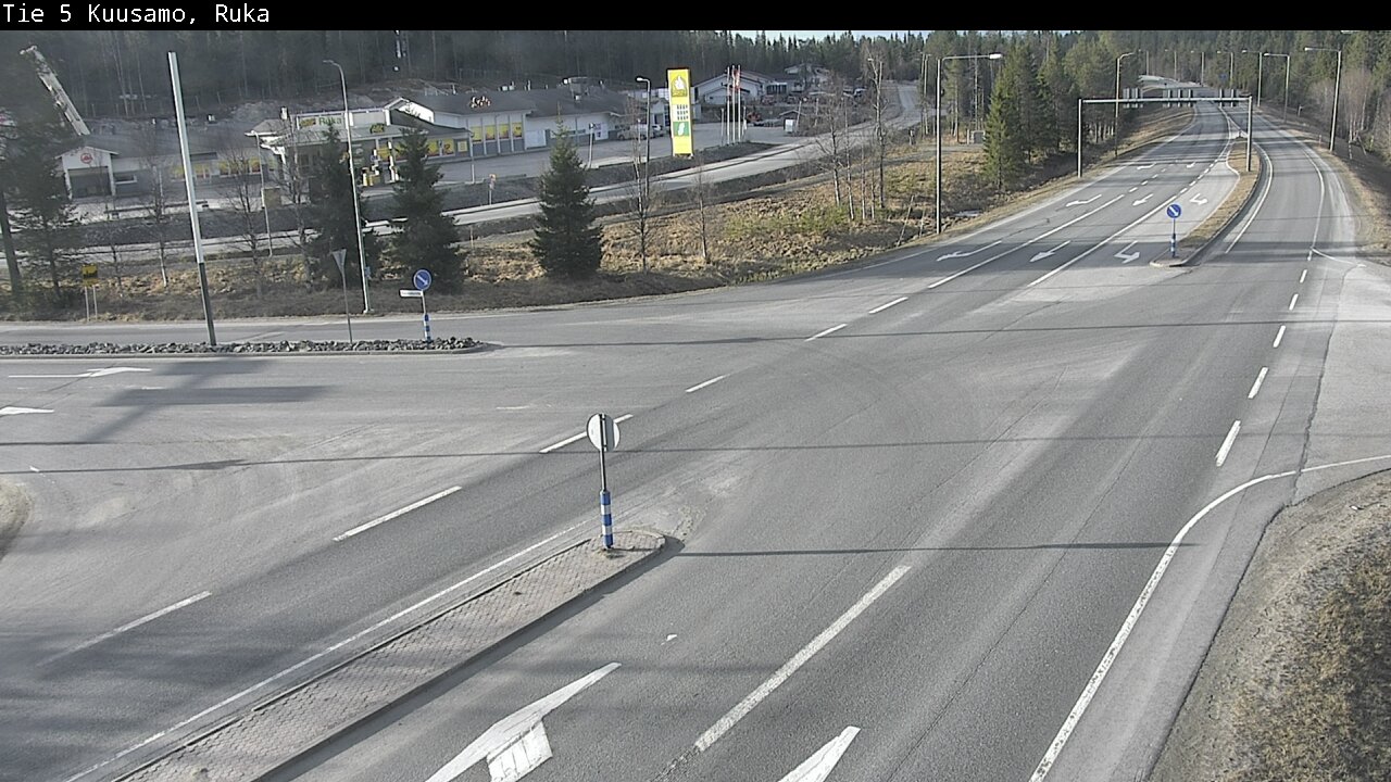 Weather Camera Image Road 5 Kuusamo, Ruka, Kuusamo, Pohjois-Pohjanmaa