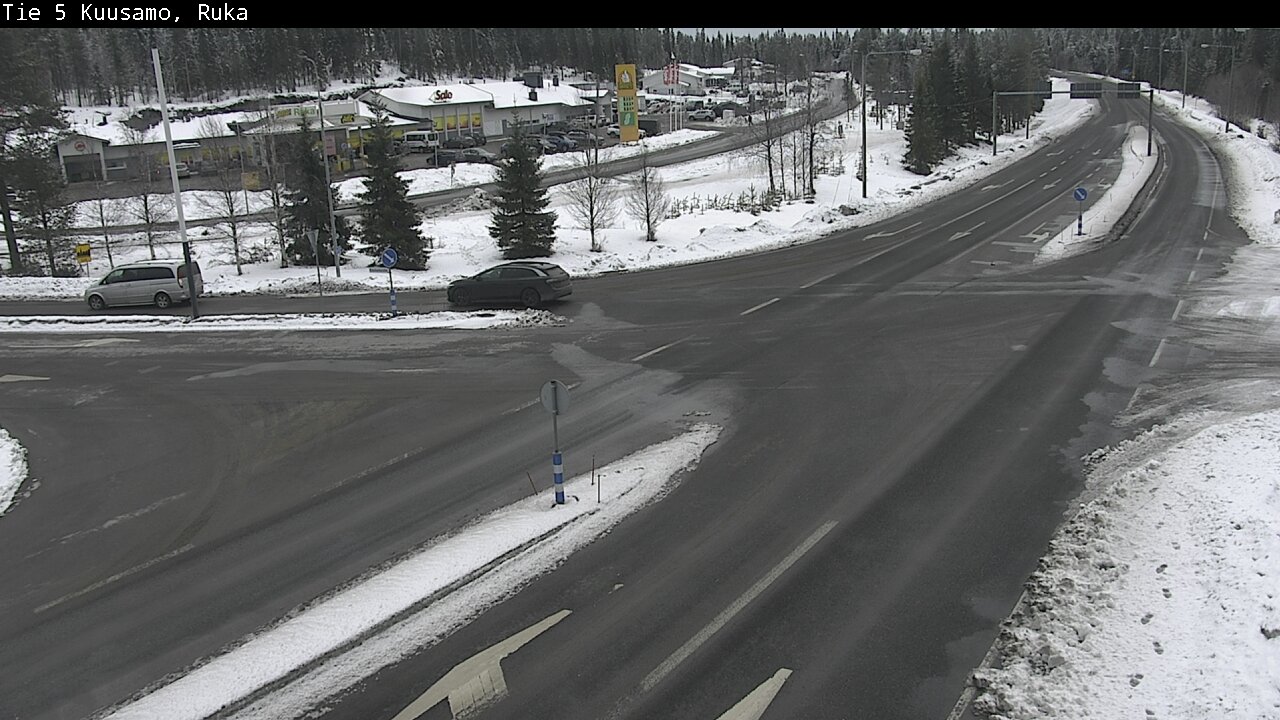 Weather Camera Image Road 5 Kuusamo, Ruka, Kuusamo, Pohjois-Pohjanmaa