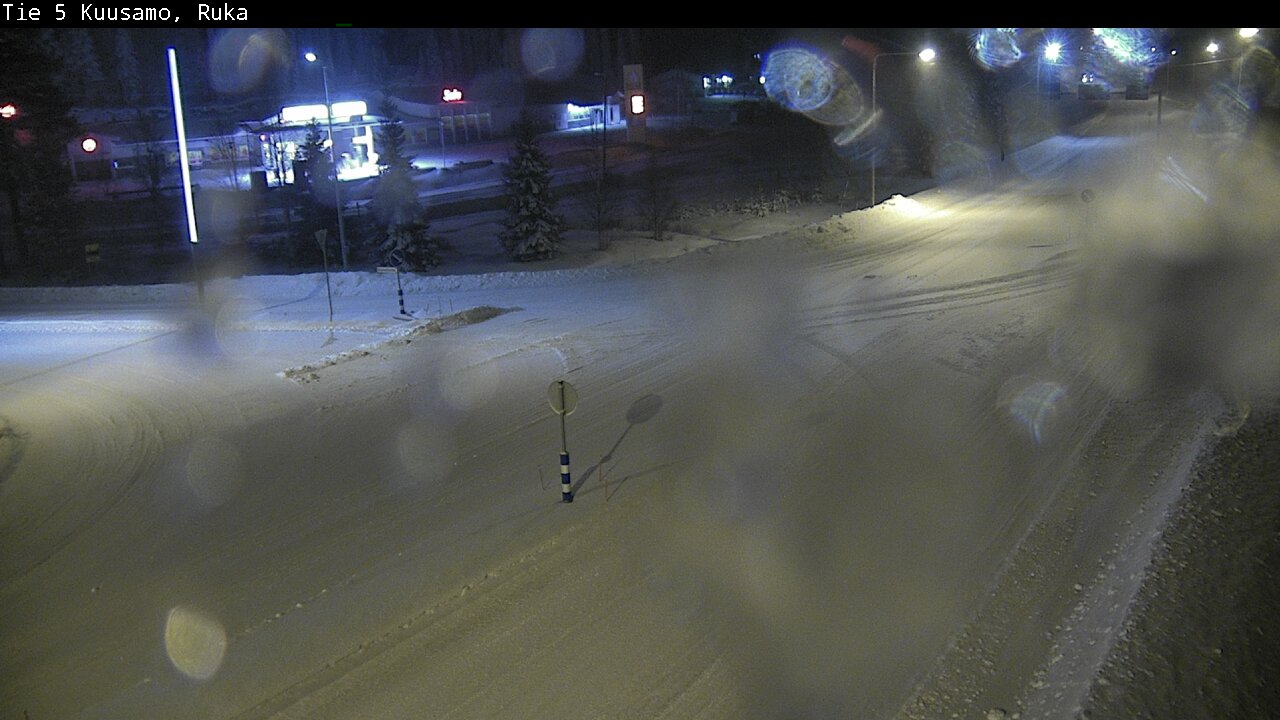 Weather Camera Image Road 5 Kuusamo, Ruka, Kuusamo, Pohjois-Pohjanmaa