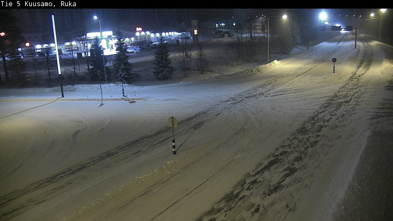 Weather Camera Image Road 5 Kuusamo, Ruka, Kuusamo, Pohjois-Pohjanmaa