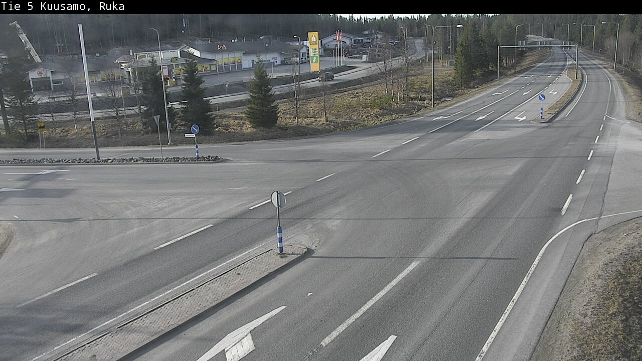 Weather Camera Image Road 5 Kuusamo, Ruka, Kuusamo, Pohjois-Pohjanmaa