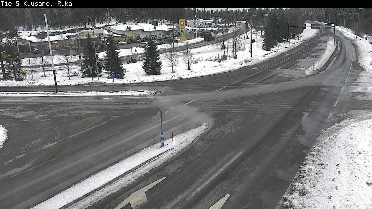 Weather Camera Image Road 5 Kuusamo, Ruka, Kuusamo, Pohjois-Pohjanmaa