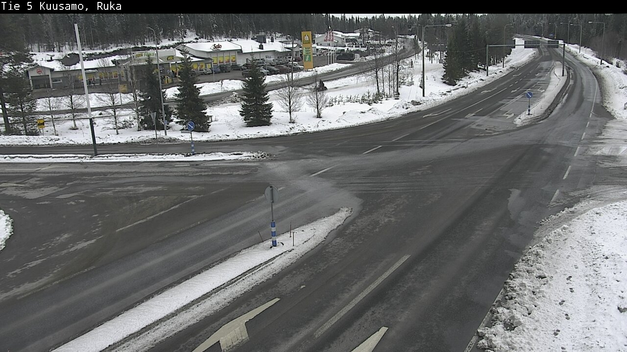 Weather Camera Image Road 5 Kuusamo, Ruka, Kuusamo, Pohjois-Pohjanmaa