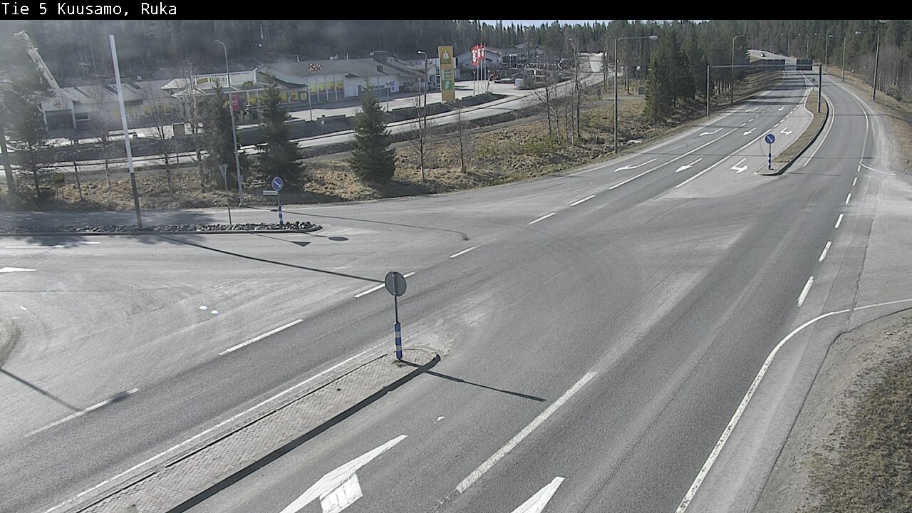 Weather Camera Image Road 5 Kuusamo, Ruka, Kuusamo, Pohjois-Pohjanmaa