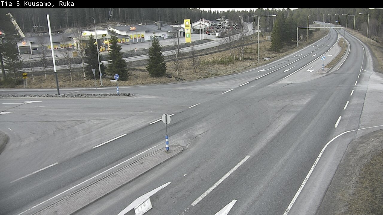 Weather Camera Image Road 5 Kuusamo, Ruka, Kuusamo, Pohjois-Pohjanmaa