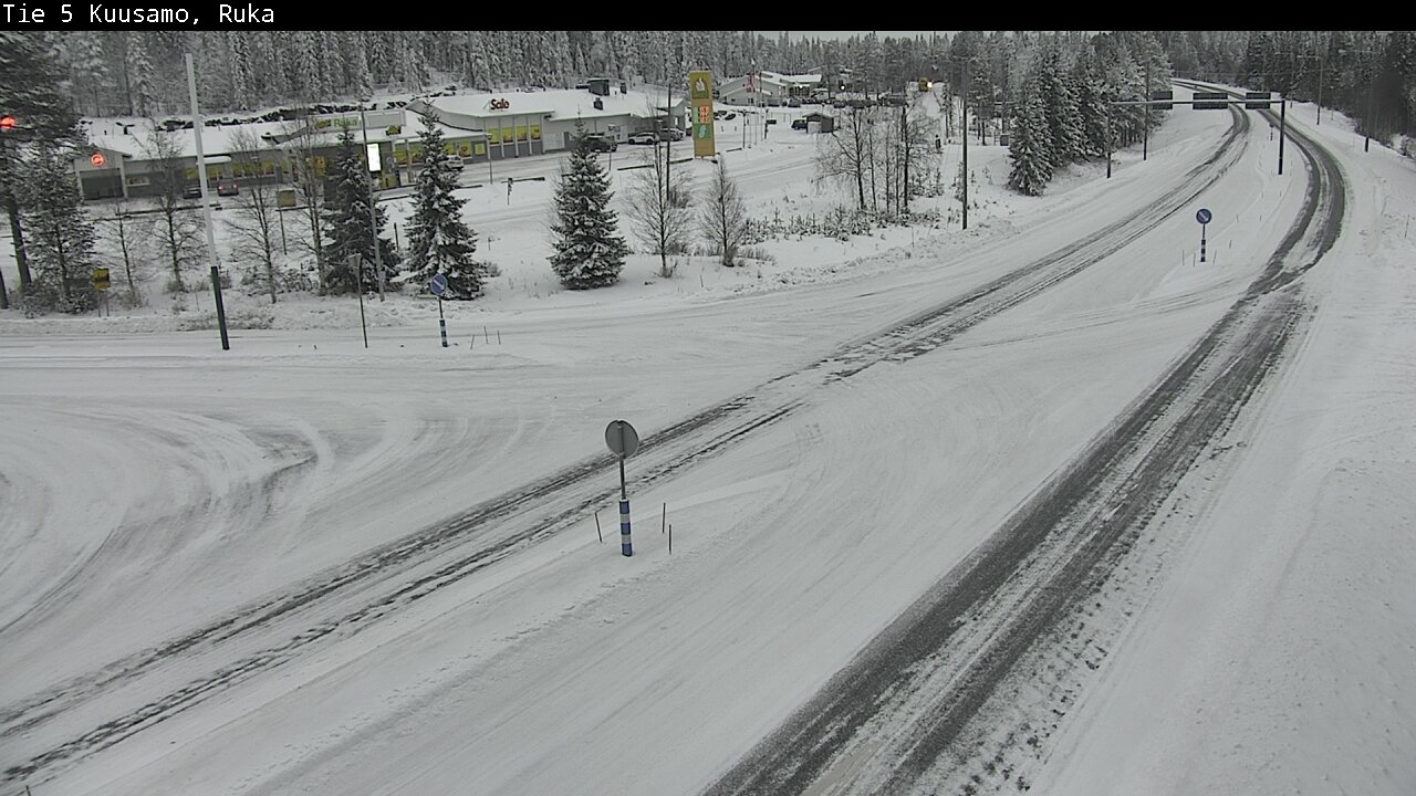 Weather Camera Image Road 5 Kuusamo, Ruka, Kuusamo, Pohjois-Pohjanmaa