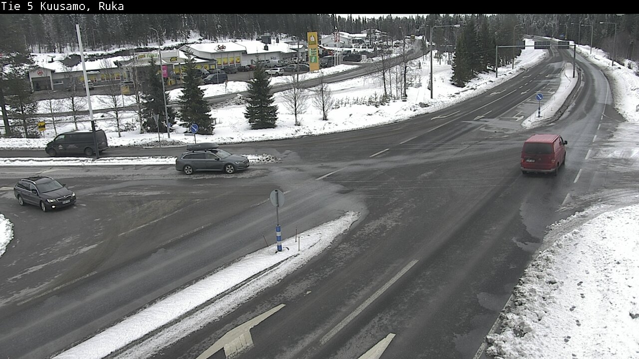 Weather Camera Image Road 5 Kuusamo, Ruka, Kuusamo, Pohjois-Pohjanmaa