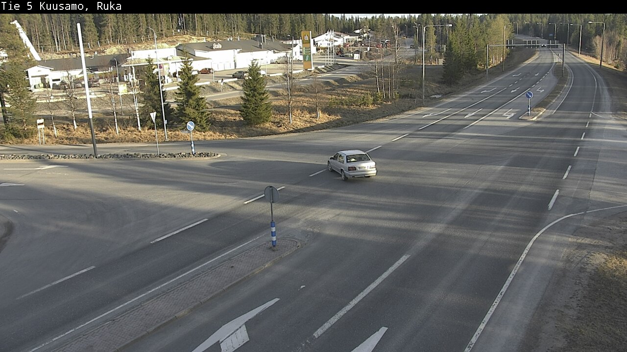 Weather Camera Image Väg 5 Kuusamo, Ruka, Kuusamo, Pohjois-Pohjanmaa