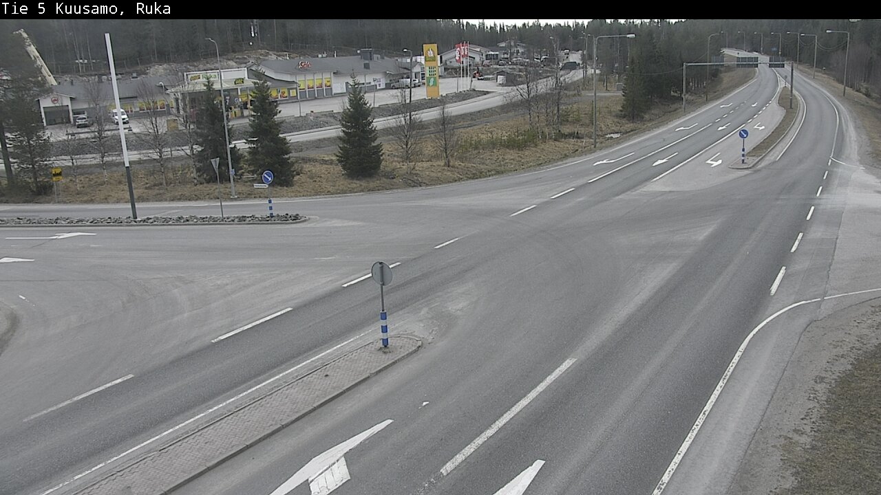 Weather Camera Image Road 5 Kuusamo, Ruka, Kuusamo, Pohjois-Pohjanmaa