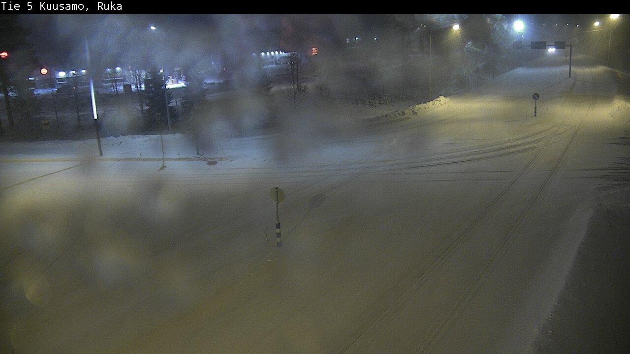 Weather Camera Image Road 5 Kuusamo, Ruka, Kuusamo, Pohjois-Pohjanmaa