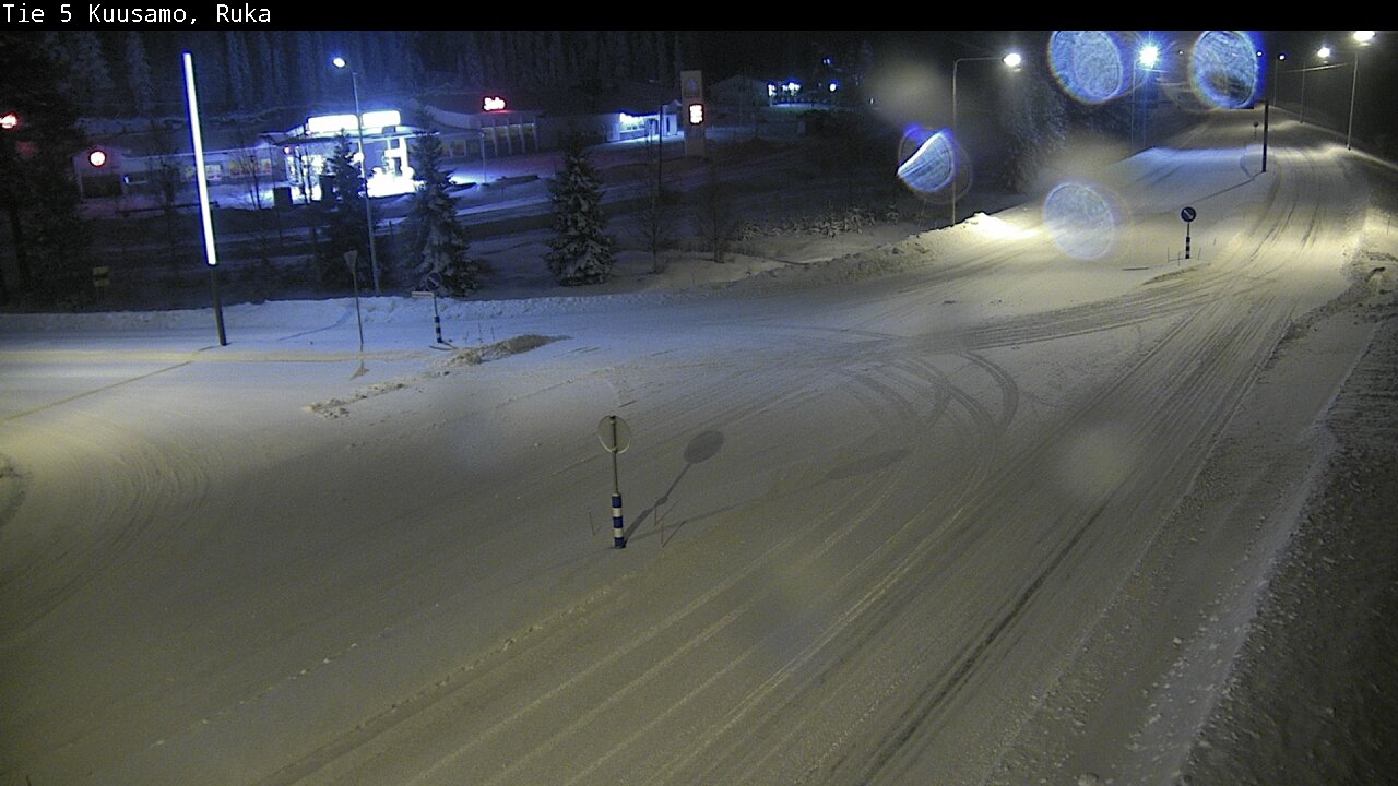 Weather Camera Image Road 5 Kuusamo, Ruka, Kuusamo, Pohjois-Pohjanmaa