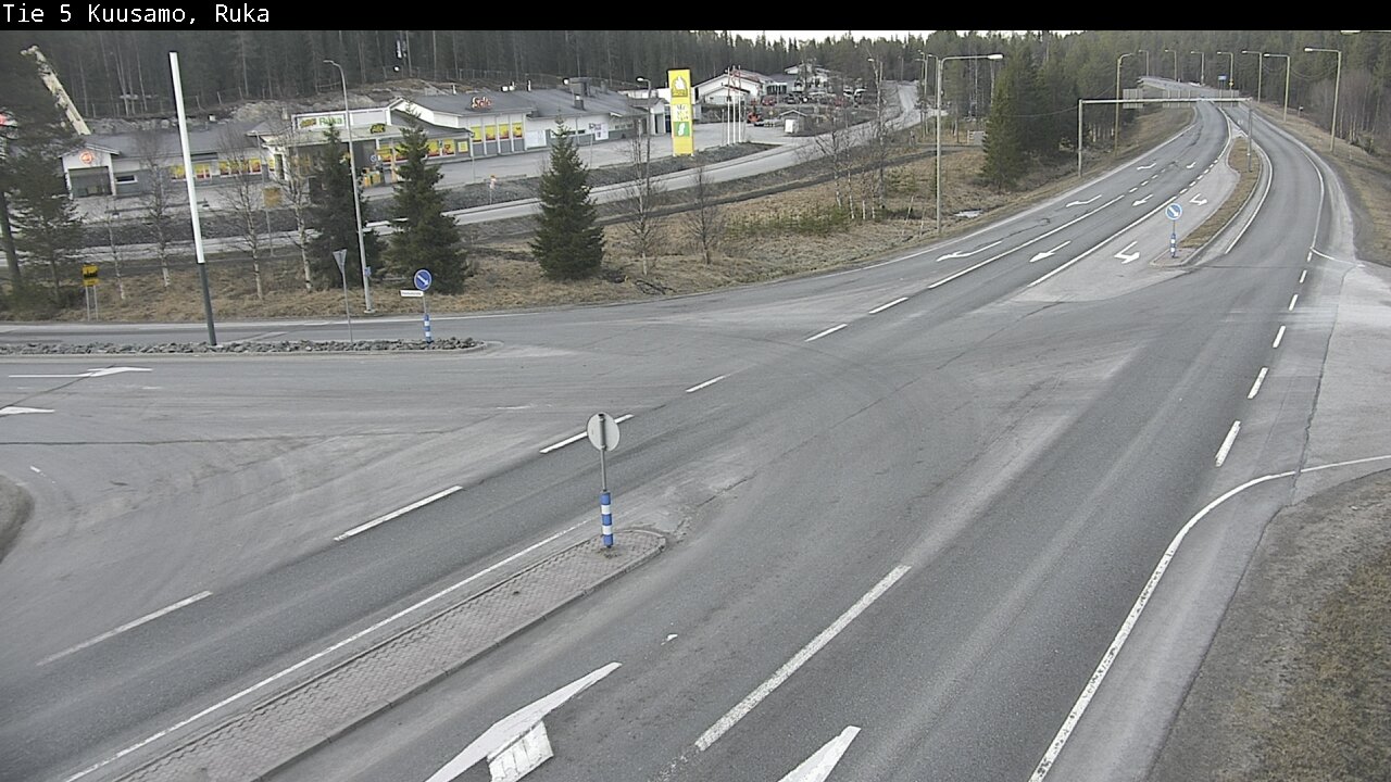 Weather Camera Image Road 5 Kuusamo, Ruka, Kuusamo, Pohjois-Pohjanmaa