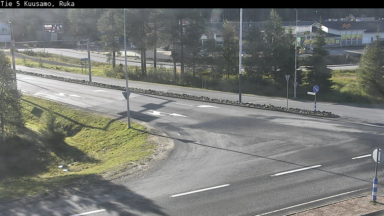 Weather Camera Image Väg 5 Kuusamo, Ruka, Kuusamo, Pohjois-Pohjanmaa