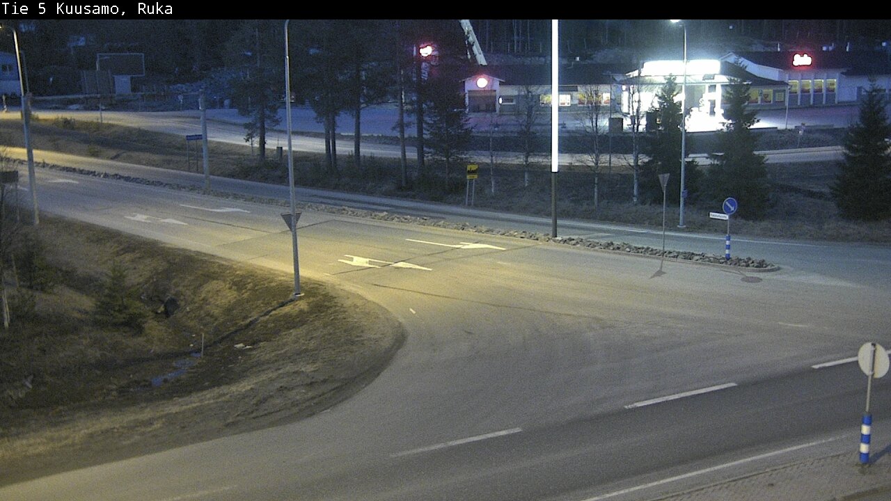 Weather Camera Image Road 5 Kuusamo, Ruka, Kuusamo, Pohjois-Pohjanmaa