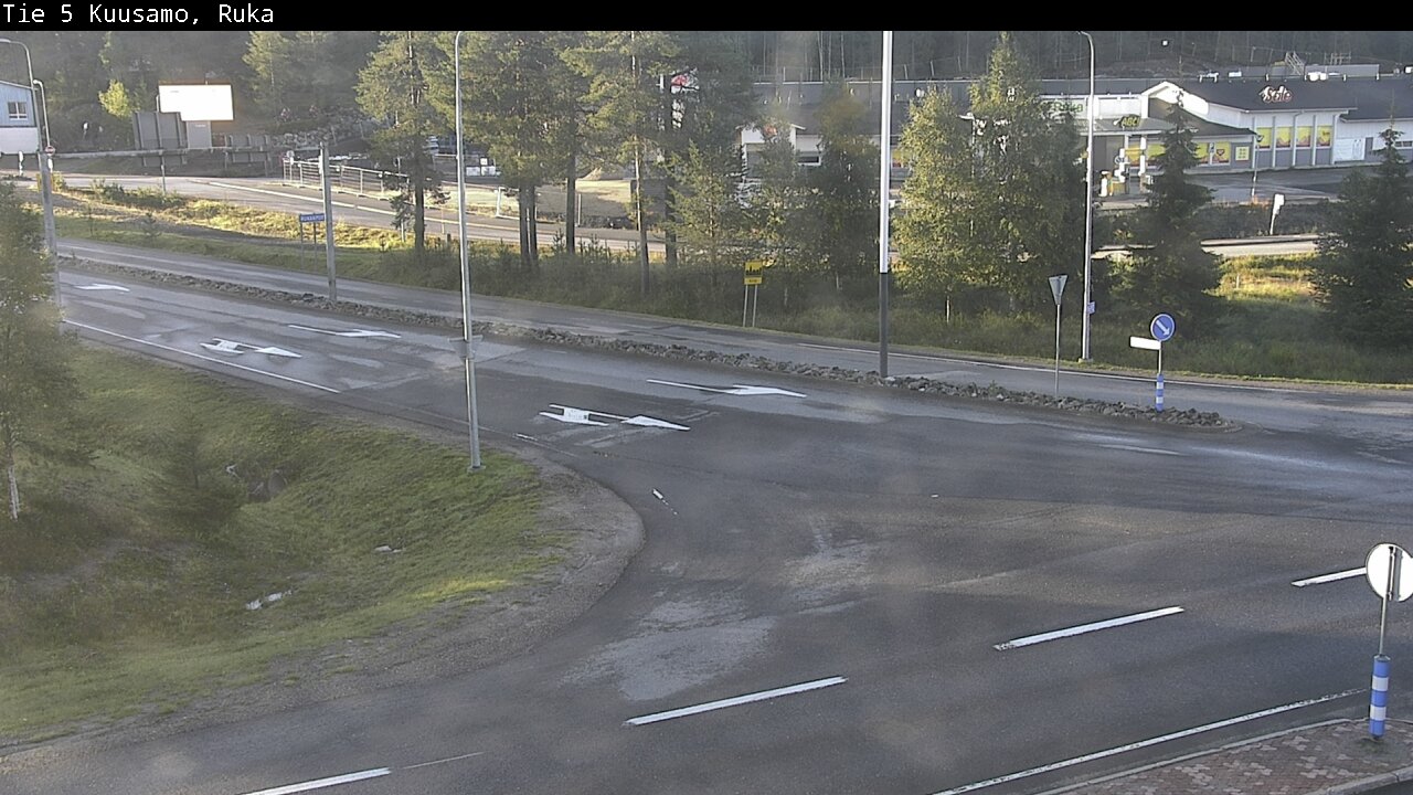 Weather Camera Image Väg 5 Kuusamo, Ruka, Kuusamo, Pohjois-Pohjanmaa
