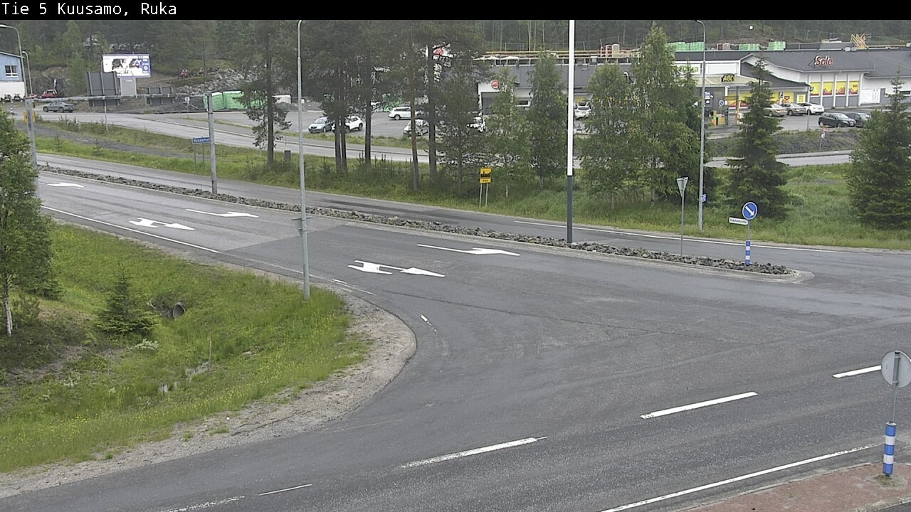 Weather Camera Image Road 5 Kuusamo, Ruka, Kuusamo, Pohjois-Pohjanmaa
