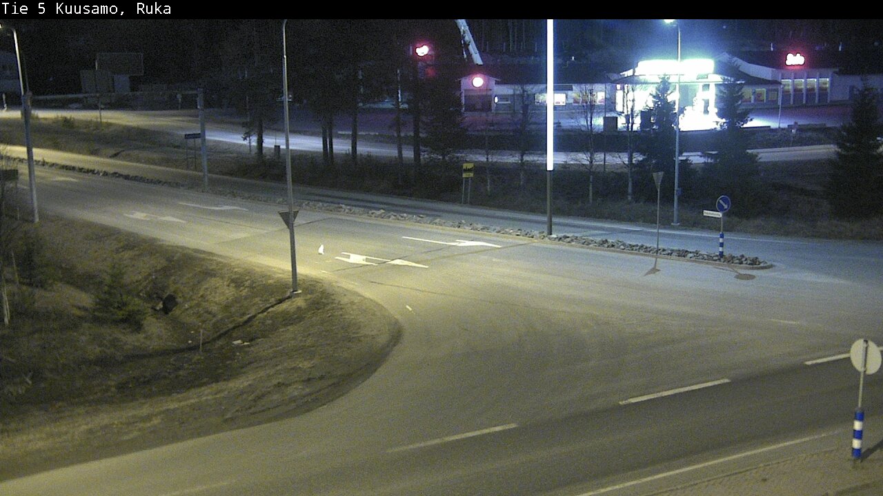 Weather Camera Image Road 5 Kuusamo, Ruka, Kuusamo, Pohjois-Pohjanmaa